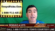 New York Jets vs. Cincinnati Bengals Free Pick Prediction NFL Pro Football Odds Preview 9-11-2016