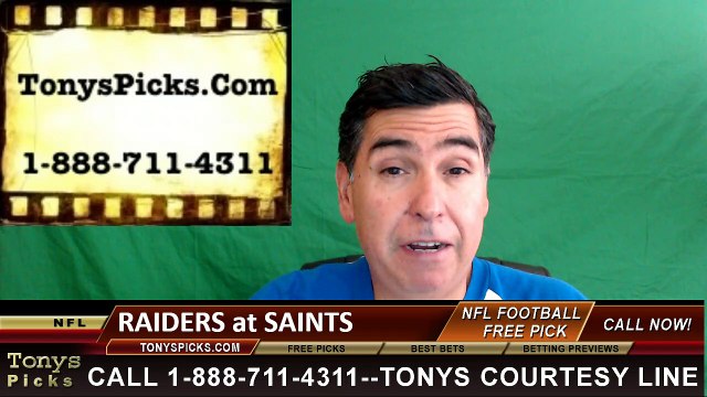 New Orleans Saints vs. Oakland Raiders Free Pick Prediction NFL Pro Football Odds Preview 9-11-2016
