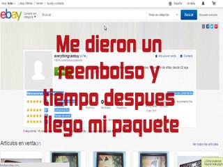 Me llego el paquete después de haber pedido el reembolso Ebay ¿Que hacer?