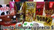 Abriendo caja de dulces Japoneses, cajas de Pockys, comprados directamente desde Japón.