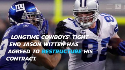Cowboys' Pro Bowler Jason Witten restructures contract