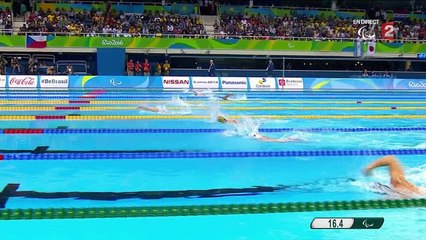 Smetanine 4e de la finale du 100m nage libre S4