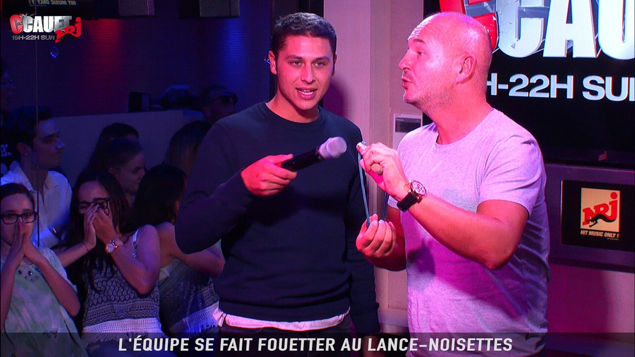 l'équipe se fait fouetter au lance-noisettes - C'Cauet sur NRJ