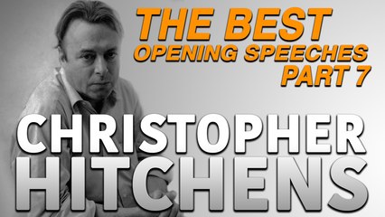 Debate on God with Rabbi Schmuley - Best Hitchens Opening Speeches - Part 7