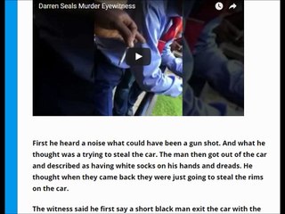 Eyewitness Darren Seals, Ferguson activist, found dead inside burned-out car