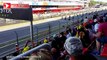 Suasana di tribun Penonton Motogp Catalunya Spain 2016, saat valentino Rossi Juara