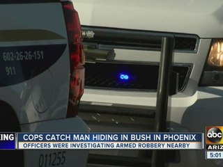 Man arrested for unrelated warrant while police search for robbery suspect in PHX