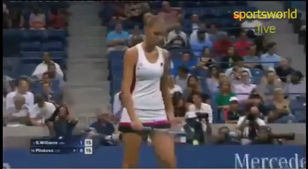 SPORTS WORLD,  US OPEN 2016 S.WILLIAM VS K.PILISKOVA. SEMI FINAL