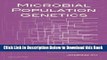 [Download] Microbial Population Genetics Online Books