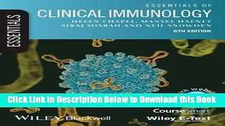 [Download] Essentials of Clinical Immunology, Includes Wiley E-Text Online Books