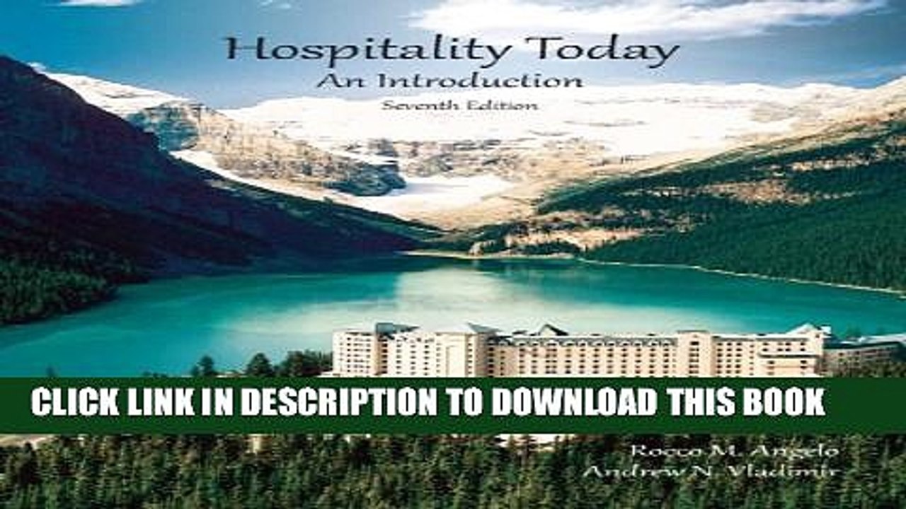[PDF] Hospitality Today with Answer Sheet (AHLEI) (7th Edition) (AHLEI - Introduction to