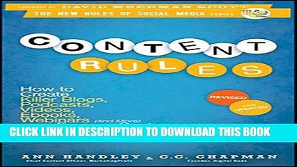 [PDF] Content Rules: How to Create Killer Blogs, Podcasts, Videos, Ebooks, Webinars (and More)