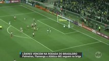 Palmeiras vence de virada e mantém liderança isolada
