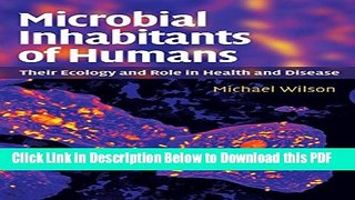 [PDF] Microbial Inhabitants of Humans: Their Ecology and Role in Health and Disease Ebook Online