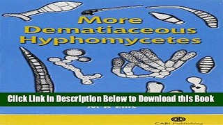[Best] More Dematiaceous Hyphomycetes Online Ebook