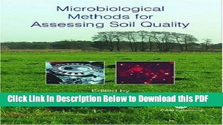 [Read] Microbiological Methods For Assessing Soil Quality (Cabi) Popular Online