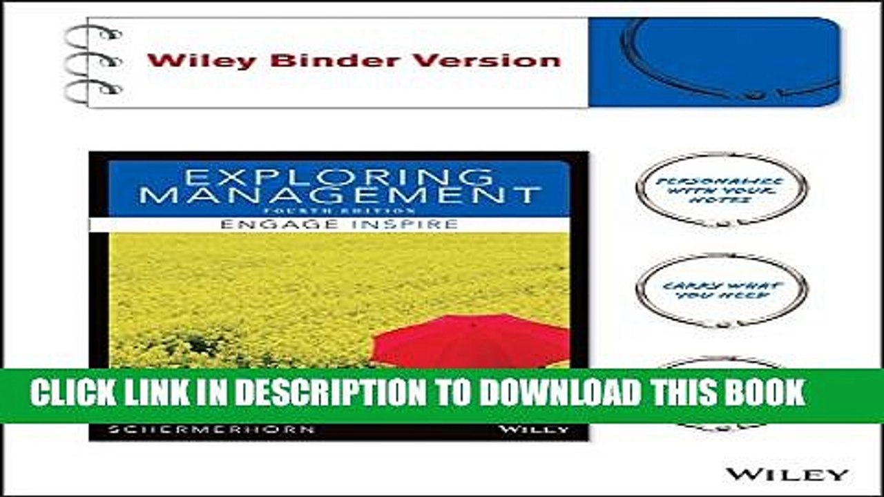 [PDF] Exploring Management, Binder Ready Version Popular Colection