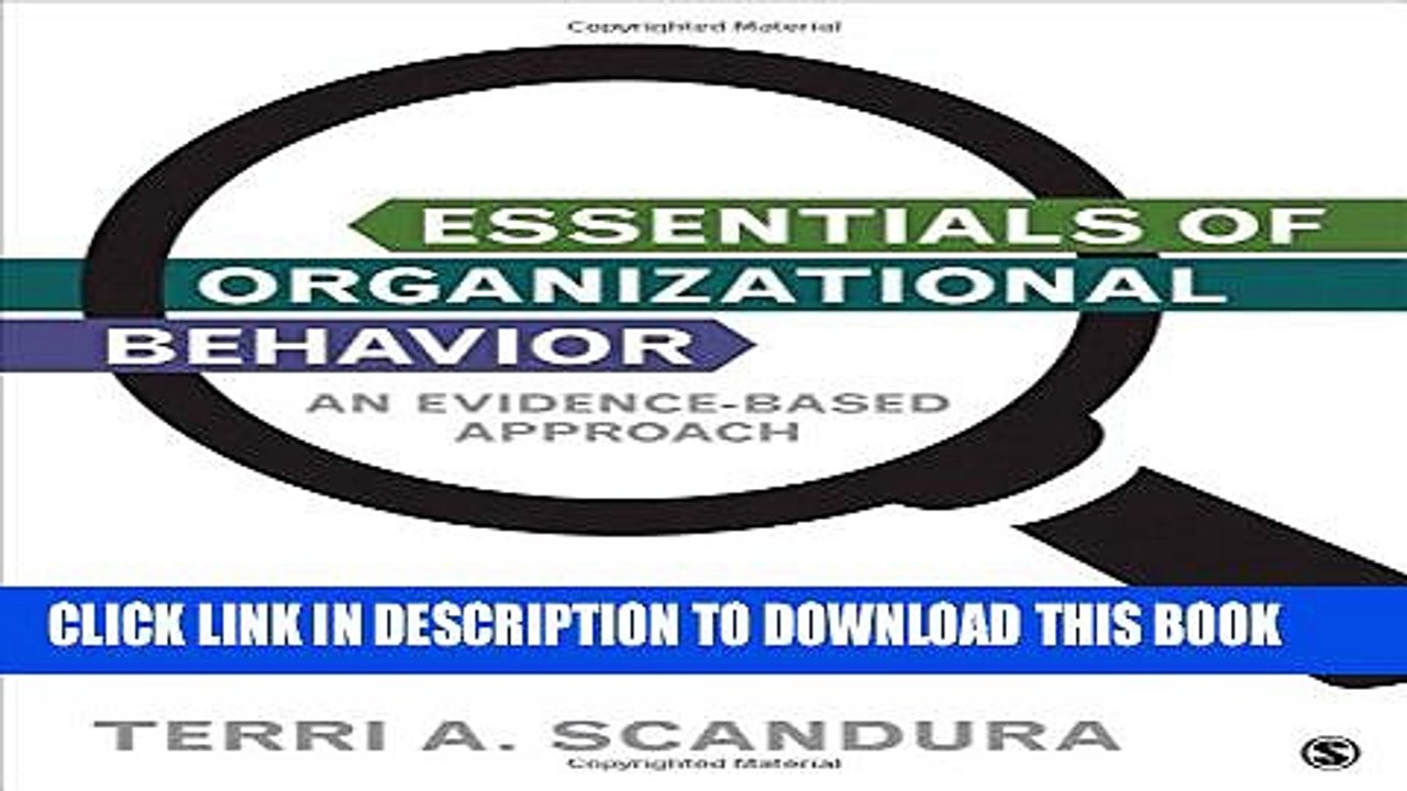 [PDF] Essentials of Organizational Behavior: An Evidence-Based Approach Full Colection