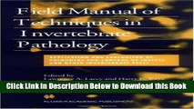 [Download] Field Manual of Techniques in Invertebrate Pathology: Application and Evaluation of