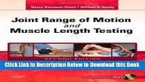 [Download] Joint Range of Motion and Muscle Length Testing, 2e Online Ebook