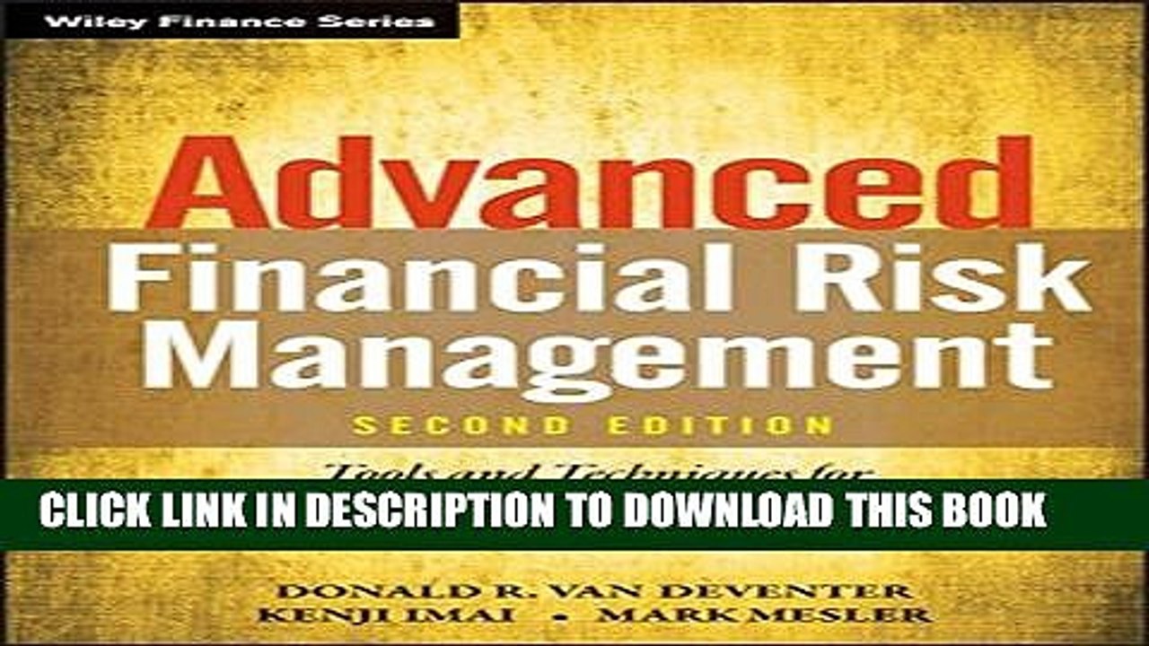 [PDF] Advanced Financial Risk Management: Tools and Techniques for Integrated Credit Risk and