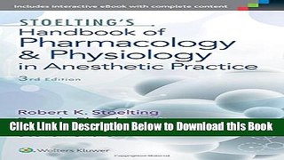 [Reads] Stoelting s Handbook of Pharmacology and Physiology in Anesthetic Practice Free Books