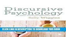 [Read PDF] Discursive Psychology: Theory, Method and Applications Ebook Online