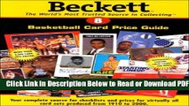 [Download] Beckett Basketball Card Price Guide No. 8 Free New