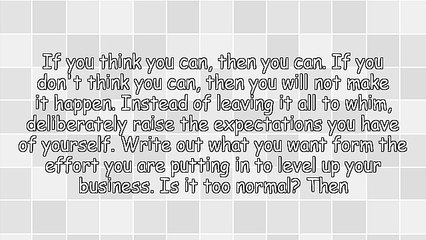 How Can I Change My Mindset and Take My Business Further?