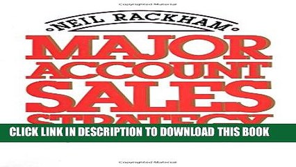 [PDF] Major Account Sales Strategy Full Online