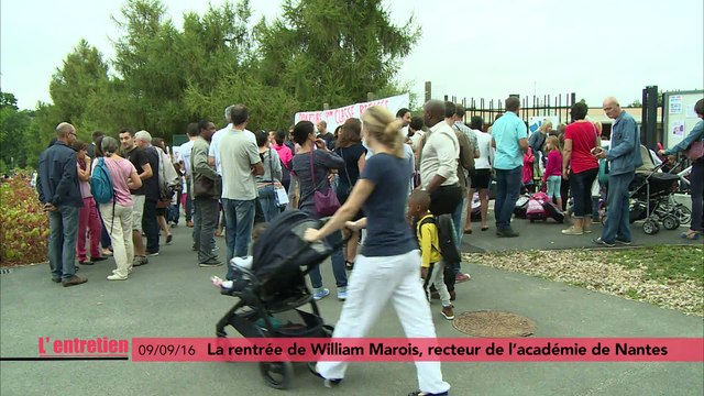 L'entretien, William Marois recteur de l'académie de Nantes