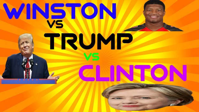BAD LIP READING!! Jameis Winston Gives A CRAZY Halftime Speech at FSU!!!! With CLINTON AND TRUMP!!