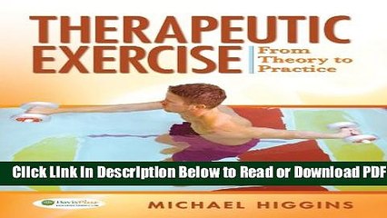 [Download] Therapeutic Exercise: From Theory to Practice Popular Online