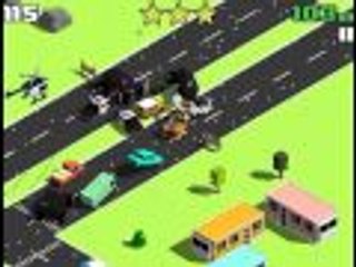 Smashy Road: Wanted iOS Gameplay