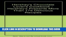 [PDF] Hershey s Chocolate Lovers Cookbook Full Colection