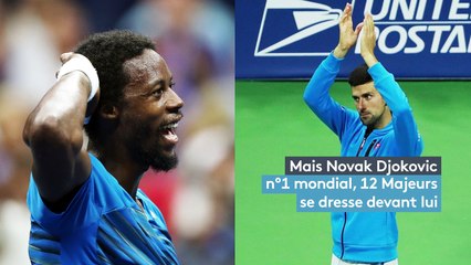 US Open : Monfils défie Djokovic, une mission impossible en chiffres
