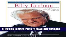 [PDF] Billy Graham: World-Famous Evangelist (People to Know) Full Online