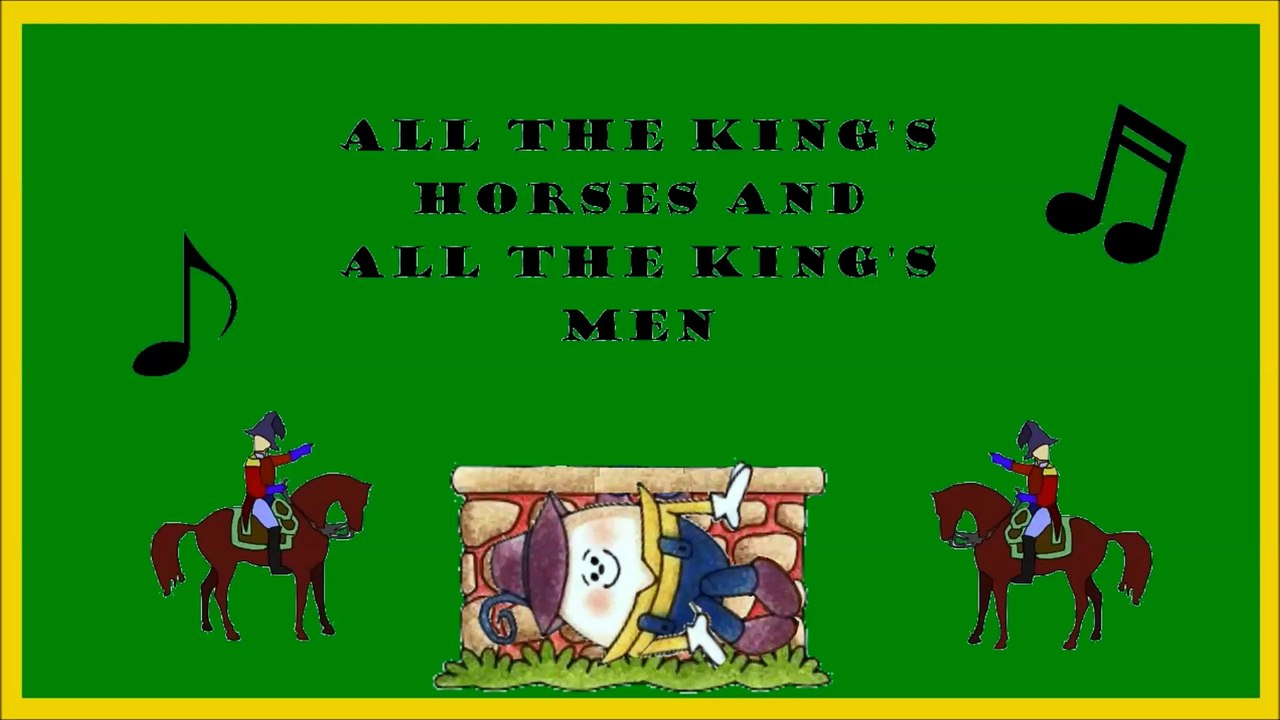Humpty Dumpty preschool rhymes