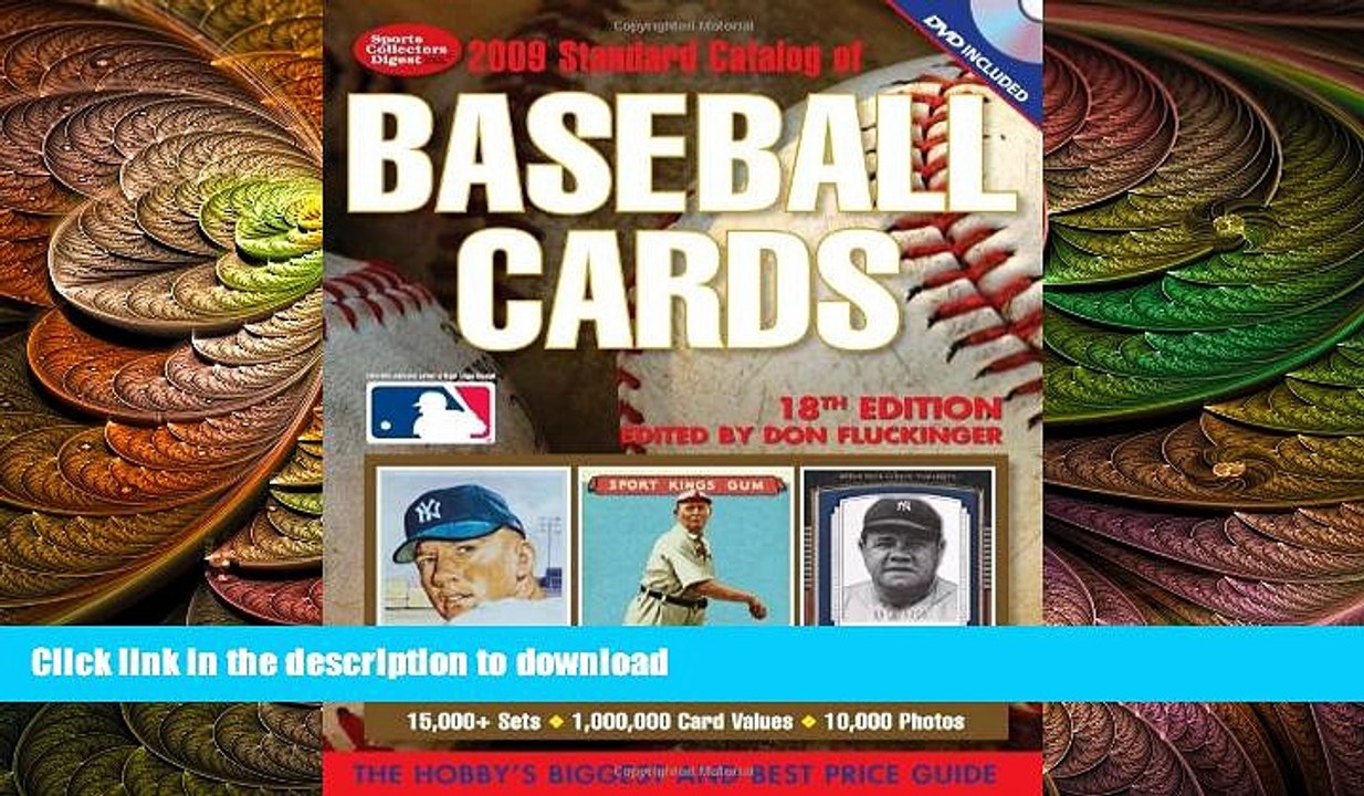 READ BOOK  2009 Standard Catalog Of Baseball Cards (Standard Catalog of Vintage Baseball Cards)