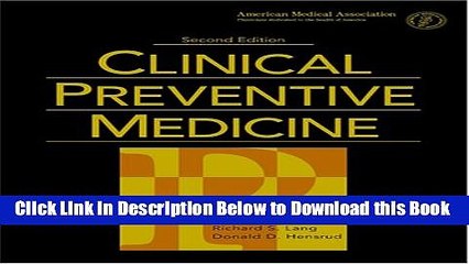 [Best] Clinical Preventive Medicine (Lang, Clinical Preventive Medicine) Online Books