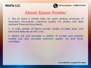 Technical Support Epson Printer