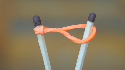 How to Light a Match with a Rubber band