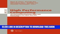 [PDF] High Performance Computing: 4th International Symposium, ISHPC 2002, Kansai Science City,