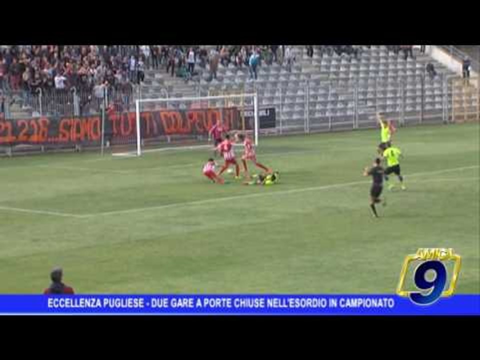 Eccellenza  | Due gare a porte chiuse per l'esordio in Campionato