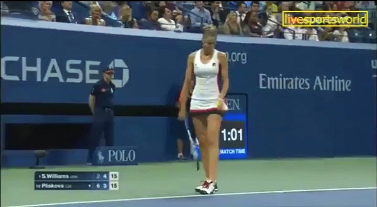 SPORTS WORLD S.WILLIAM VS K.PILISKOVA SEMI FINAL  US OPEN 2016,5