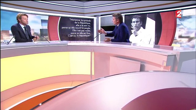 François Baroin salue le courage de Manuel Valls sur le burkini