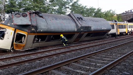 En Espagne, un train déraille