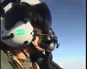 UK Joint Force Harrier in action in Afghanistan Precision bombing with LGBs