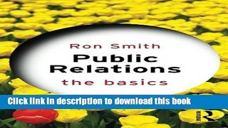 Read Public Relations: The Basics  PDF Online