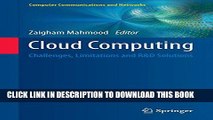 [PDF] Cloud Computing: Challenges, Limitations and R D Solutions (Computer Communications and